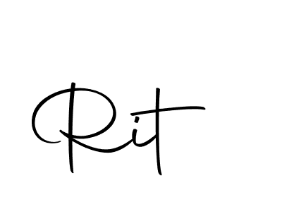 How to make Rit  signature? Autography-DOLnW is a professional autograph style. Create handwritten signature for Rit  name. Rit  signature style 10 images and pictures png