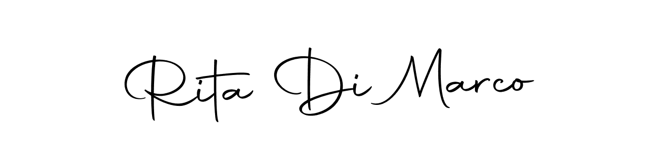 Rita Di Marco stylish signature style. Best Handwritten Sign (Autography-DOLnW) for my name. Handwritten Signature Collection Ideas for my name Rita Di Marco. Rita Di Marco signature style 10 images and pictures png