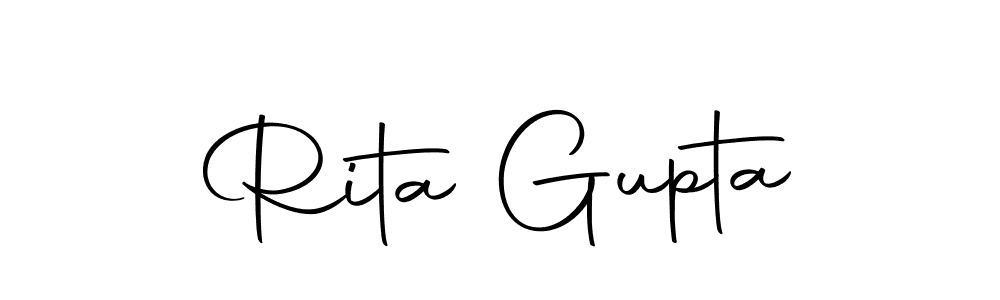 if you are searching for the best signature style for your name Rita Gupta. so please give up your signature search. here we have designed multiple signature styles  using Autography-DOLnW. Rita Gupta signature style 10 images and pictures png