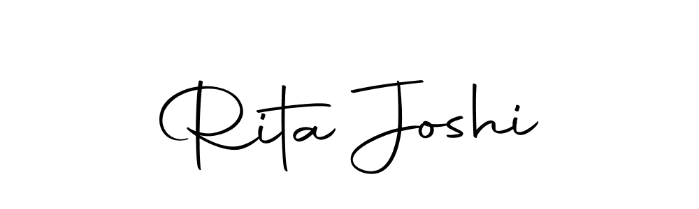 You can use this online signature creator to create a handwritten signature for the name Rita Joshi. This is the best online autograph maker. Rita Joshi signature style 10 images and pictures png