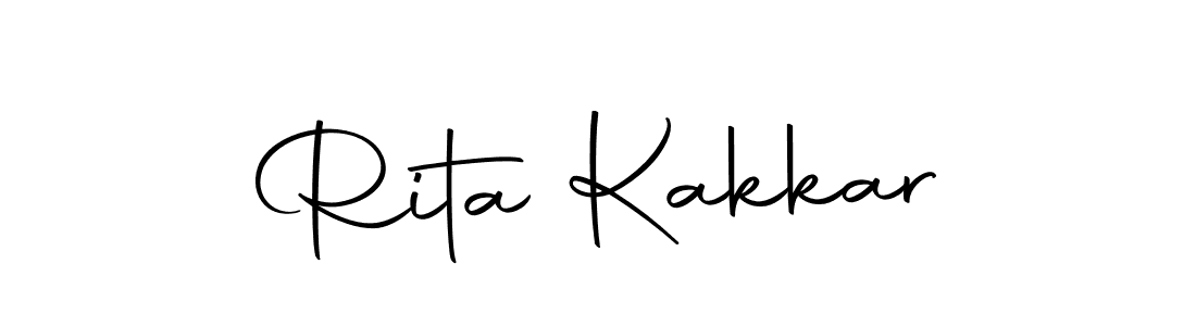 Design your own signature with our free online signature maker. With this signature software, you can create a handwritten (Autography-DOLnW) signature for name Rita Kakkar. Rita Kakkar signature style 10 images and pictures png