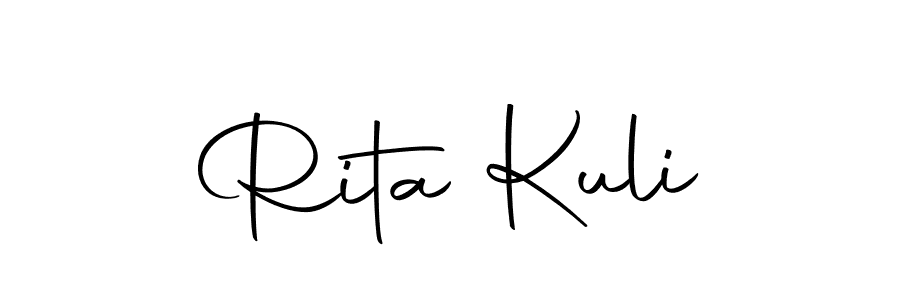 Create a beautiful signature design for name Rita Kuli. With this signature (Autography-DOLnW) fonts, you can make a handwritten signature for free. Rita Kuli signature style 10 images and pictures png