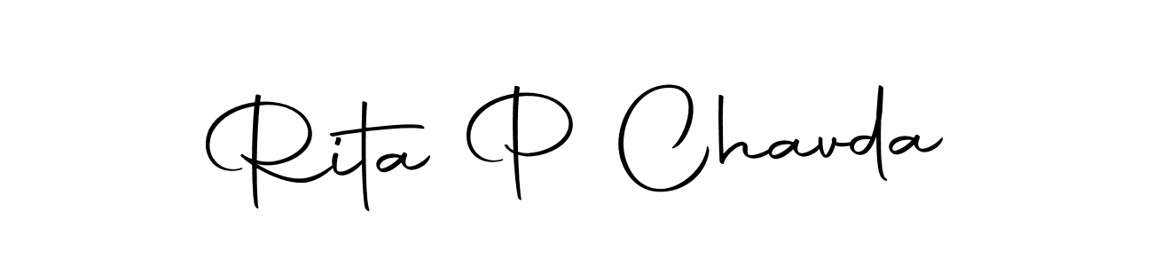 It looks lik you need a new signature style for name Rita P Chavda. Design unique handwritten (Autography-DOLnW) signature with our free signature maker in just a few clicks. Rita P Chavda signature style 10 images and pictures png