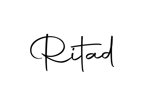 Best and Professional Signature Style for Ritad. Autography-DOLnW Best Signature Style Collection. Ritad signature style 10 images and pictures png