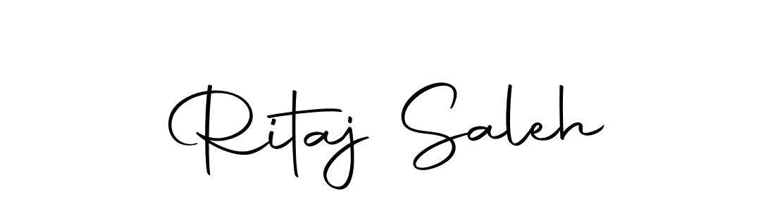 Create a beautiful signature design for name Ritaj Saleh. With this signature (Autography-DOLnW) fonts, you can make a handwritten signature for free. Ritaj Saleh signature style 10 images and pictures png