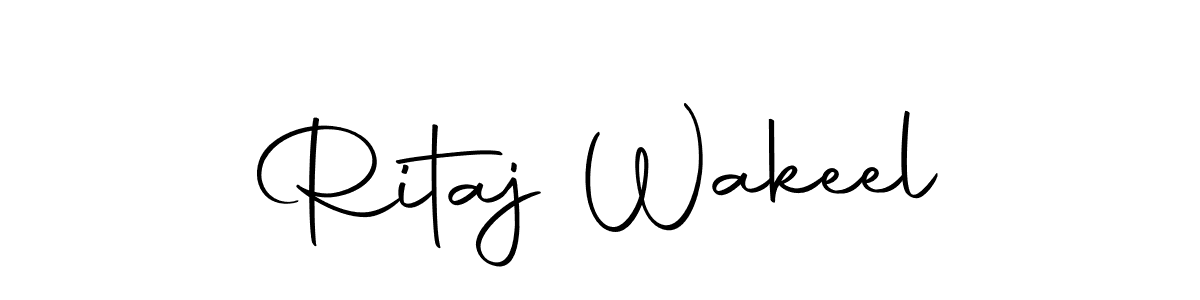 How to Draw Ritaj Wakeel signature style? Autography-DOLnW is a latest design signature styles for name Ritaj Wakeel. Ritaj Wakeel signature style 10 images and pictures png