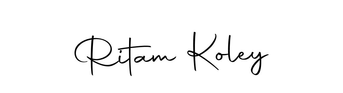 Also we have Ritam Koley name is the best signature style. Create professional handwritten signature collection using Autography-DOLnW autograph style. Ritam Koley signature style 10 images and pictures png