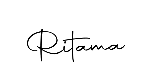 Make a beautiful signature design for name Ritama. Use this online signature maker to create a handwritten signature for free. Ritama signature style 10 images and pictures png