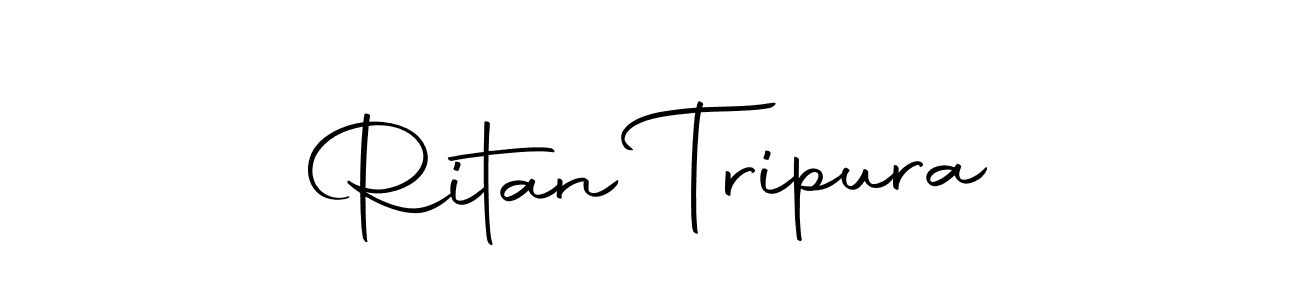 You should practise on your own different ways (Autography-DOLnW) to write your name (Ritan Tripura) in signature. don't let someone else do it for you. Ritan Tripura signature style 10 images and pictures png