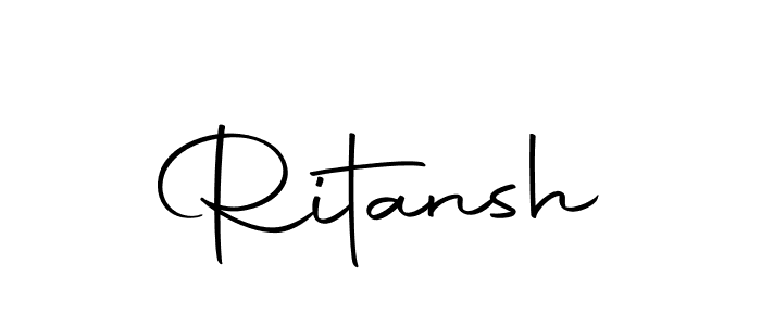Use a signature maker to create a handwritten signature online. With this signature software, you can design (Autography-DOLnW) your own signature for name Ritansh. Ritansh signature style 10 images and pictures png
