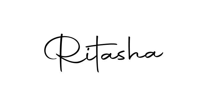 You should practise on your own different ways (Autography-DOLnW) to write your name (Ritasha) in signature. don't let someone else do it for you. Ritasha signature style 10 images and pictures png