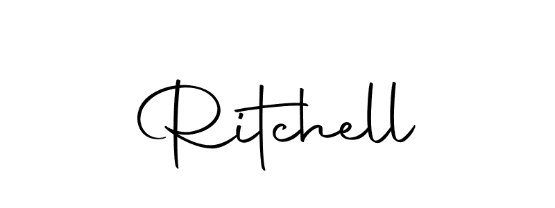 The best way (Autography-DOLnW) to make a short signature is to pick only two or three words in your name. The name Ritchell include a total of six letters. For converting this name. Ritchell signature style 10 images and pictures png