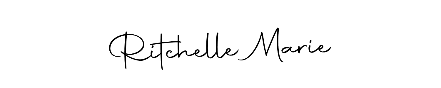 Make a beautiful signature design for name Ritchelle Marie. Use this online signature maker to create a handwritten signature for free. Ritchelle Marie signature style 10 images and pictures png