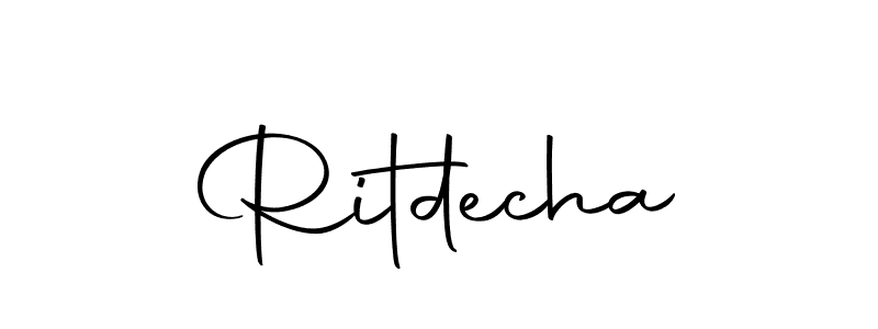 How to make Ritdecha name signature. Use Autography-DOLnW style for creating short signs online. This is the latest handwritten sign. Ritdecha signature style 10 images and pictures png