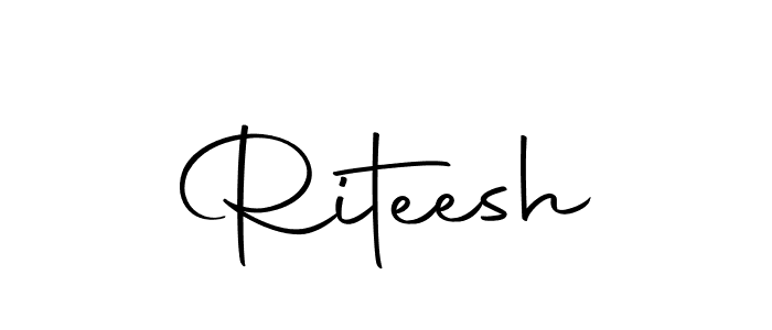 How to make Riteesh signature? Autography-DOLnW is a professional autograph style. Create handwritten signature for Riteesh name. Riteesh signature style 10 images and pictures png