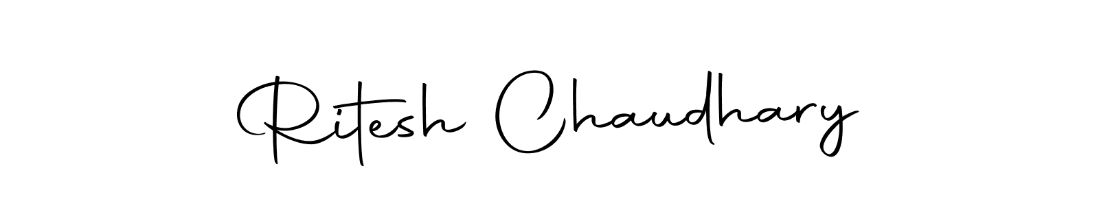 Use a signature maker to create a handwritten signature online. With this signature software, you can design (Autography-DOLnW) your own signature for name Ritesh Chaudhary. Ritesh Chaudhary signature style 10 images and pictures png