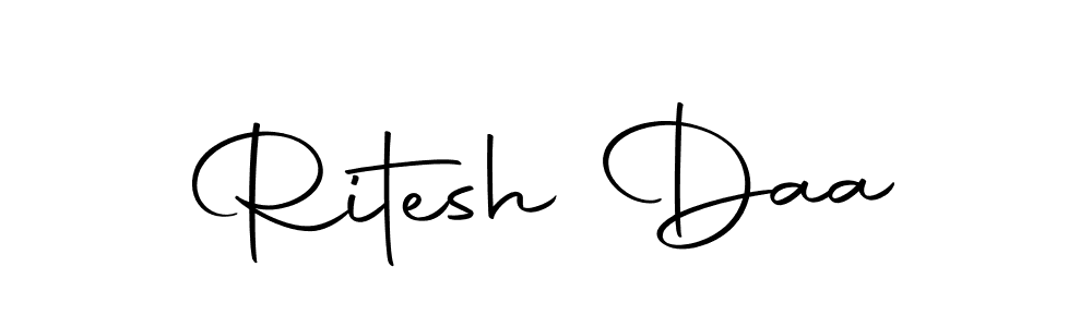 Make a beautiful signature design for name Ritesh Daa. Use this online signature maker to create a handwritten signature for free. Ritesh Daa signature style 10 images and pictures png
