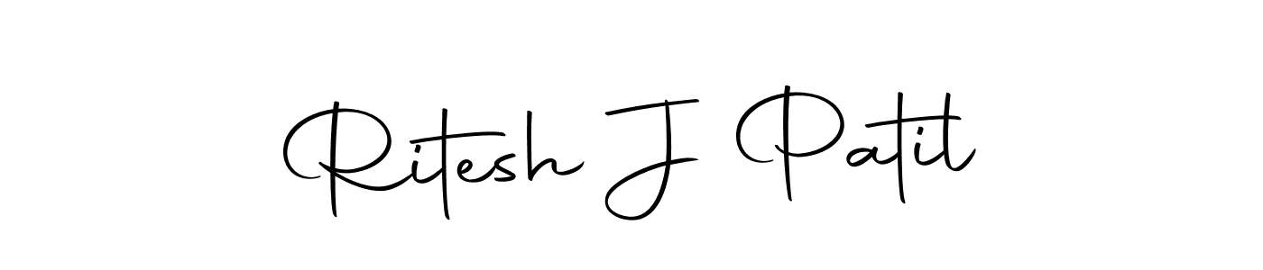 The best way (Autography-DOLnW) to make a short signature is to pick only two or three words in your name. The name Ritesh J Patil include a total of six letters. For converting this name. Ritesh J Patil signature style 10 images and pictures png