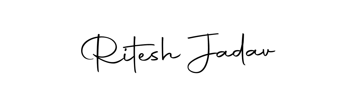 Make a beautiful signature design for name Ritesh Jadav. With this signature (Autography-DOLnW) style, you can create a handwritten signature for free. Ritesh Jadav signature style 10 images and pictures png