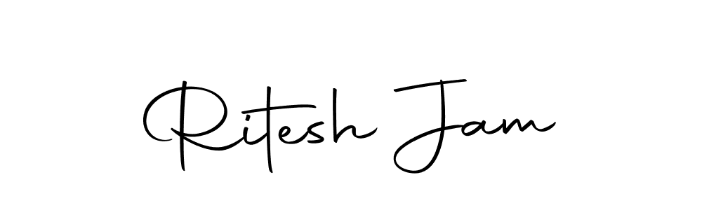 You can use this online signature creator to create a handwritten signature for the name Ritesh Jam. This is the best online autograph maker. Ritesh Jam signature style 10 images and pictures png