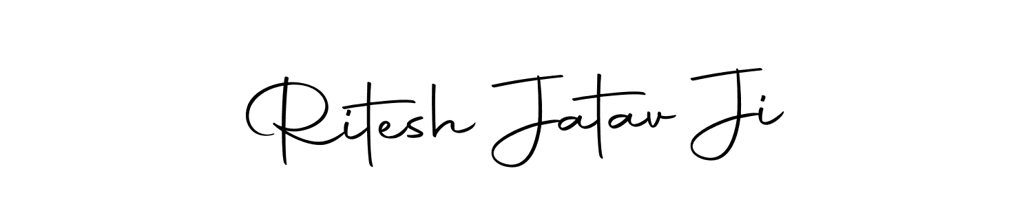 Ritesh Jatav Ji stylish signature style. Best Handwritten Sign (Autography-DOLnW) for my name. Handwritten Signature Collection Ideas for my name Ritesh Jatav Ji. Ritesh Jatav Ji signature style 10 images and pictures png