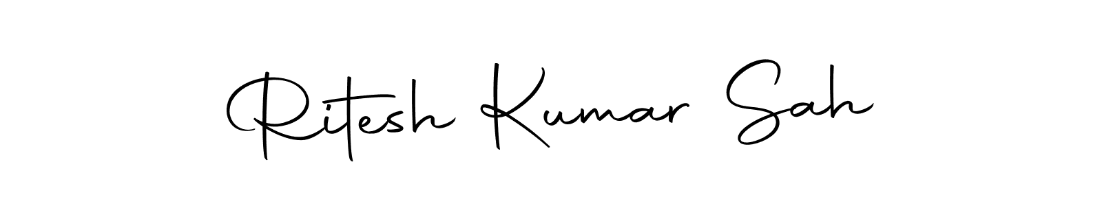 Use a signature maker to create a handwritten signature online. With this signature software, you can design (Autography-DOLnW) your own signature for name Ritesh Kumar Sah. Ritesh Kumar Sah signature style 10 images and pictures png