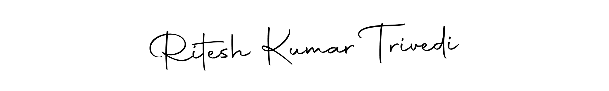 Autography-DOLnW is a professional signature style that is perfect for those who want to add a touch of class to their signature. It is also a great choice for those who want to make their signature more unique. Get Ritesh Kumar Trivedi name to fancy signature for free. Ritesh Kumar Trivedi signature style 10 images and pictures png