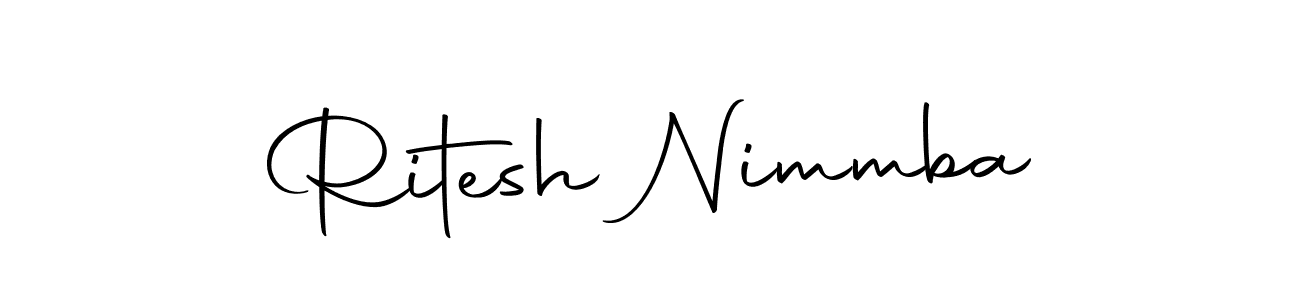Also we have Ritesh Nimmba name is the best signature style. Create professional handwritten signature collection using Autography-DOLnW autograph style. Ritesh Nimmba signature style 10 images and pictures png