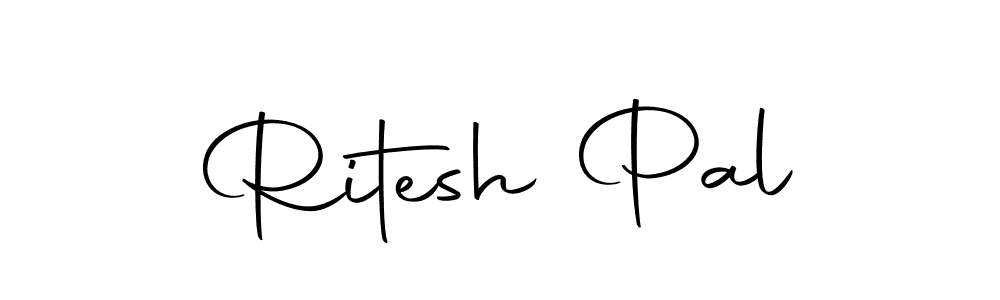 Design your own signature with our free online signature maker. With this signature software, you can create a handwritten (Autography-DOLnW) signature for name Ritesh Pal. Ritesh Pal signature style 10 images and pictures png