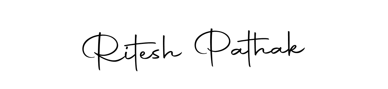 Make a beautiful signature design for name Ritesh Pathak. With this signature (Autography-DOLnW) style, you can create a handwritten signature for free. Ritesh Pathak signature style 10 images and pictures png