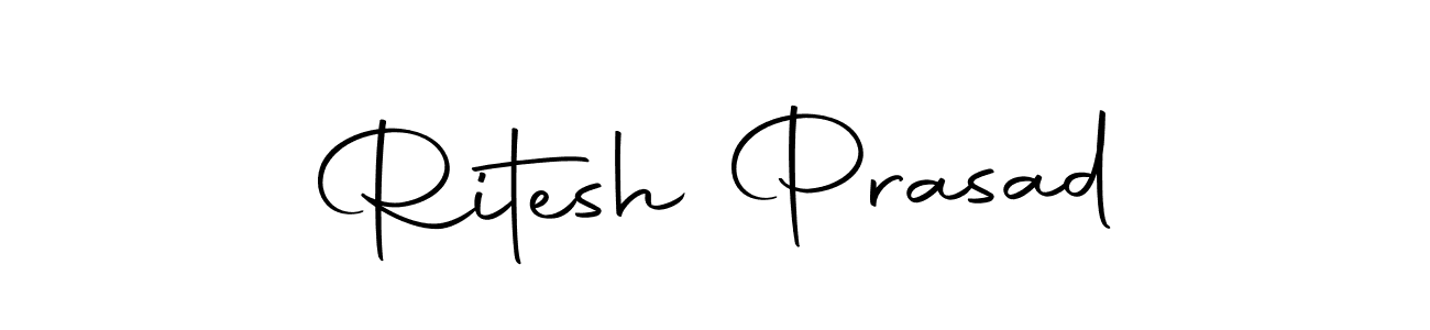 Create a beautiful signature design for name Ritesh Prasad. With this signature (Autography-DOLnW) fonts, you can make a handwritten signature for free. Ritesh Prasad signature style 10 images and pictures png