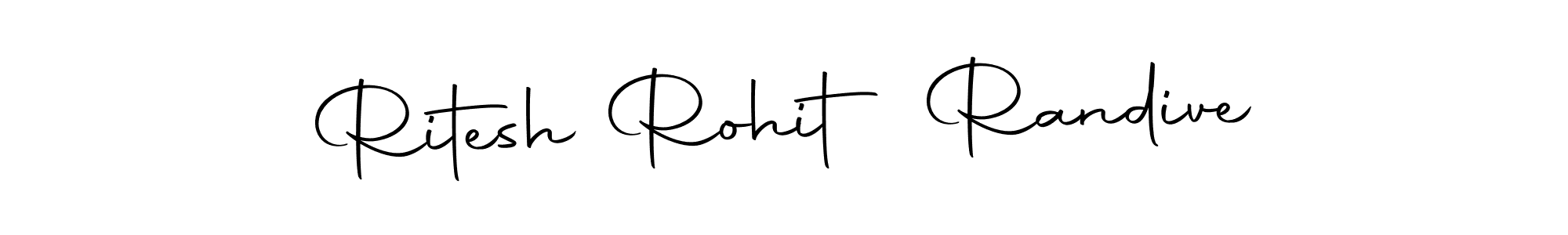 Make a beautiful signature design for name Ritesh Rohit Randive. With this signature (Autography-DOLnW) style, you can create a handwritten signature for free. Ritesh Rohit Randive signature style 10 images and pictures png