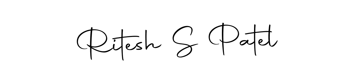 Make a beautiful signature design for name Ritesh S Patel. With this signature (Autography-DOLnW) style, you can create a handwritten signature for free. Ritesh S Patel signature style 10 images and pictures png