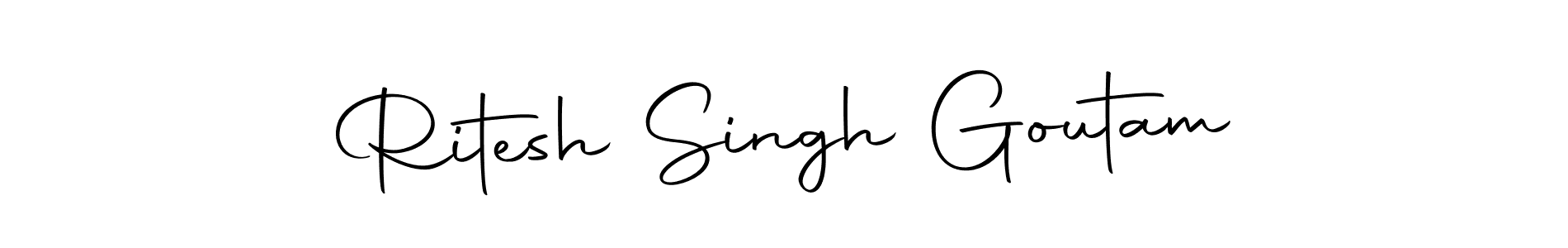 Autography-DOLnW is a professional signature style that is perfect for those who want to add a touch of class to their signature. It is also a great choice for those who want to make their signature more unique. Get Ritesh Singh Goutam name to fancy signature for free. Ritesh Singh Goutam signature style 10 images and pictures png