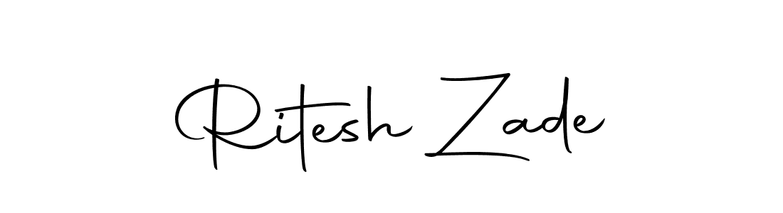 Make a beautiful signature design for name Ritesh Zade. With this signature (Autography-DOLnW) style, you can create a handwritten signature for free. Ritesh Zade signature style 10 images and pictures png