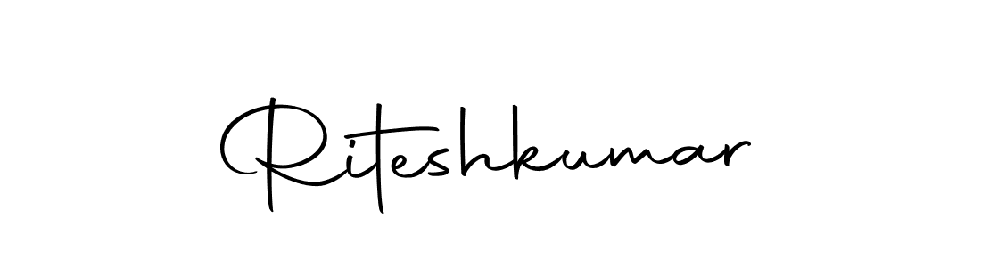 Also we have Riteshkumar name is the best signature style. Create professional handwritten signature collection using Autography-DOLnW autograph style. Riteshkumar signature style 10 images and pictures png