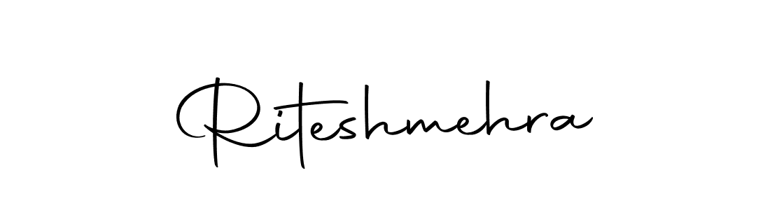 How to make Riteshmehra signature? Autography-DOLnW is a professional autograph style. Create handwritten signature for Riteshmehra name. Riteshmehra signature style 10 images and pictures png