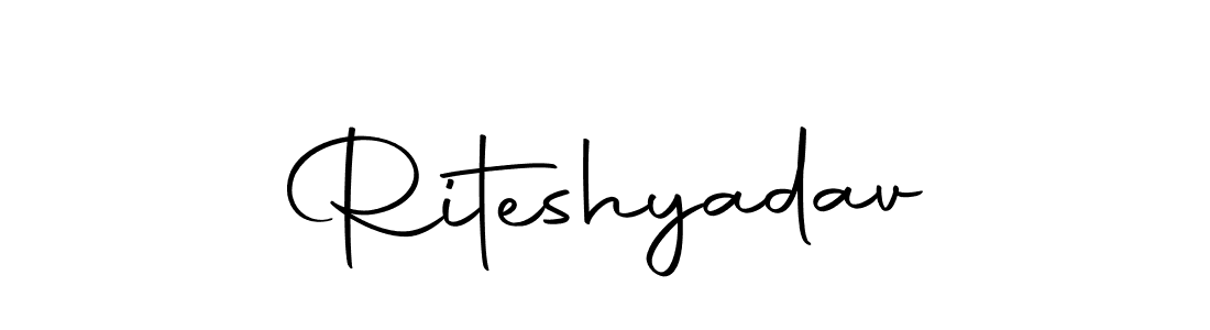 You can use this online signature creator to create a handwritten signature for the name Riteshyadav. This is the best online autograph maker. Riteshyadav signature style 10 images and pictures png