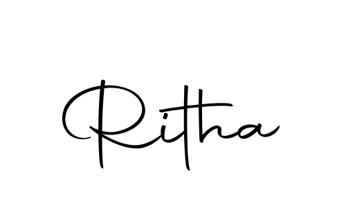 Make a short Ritha signature style. Manage your documents anywhere anytime using Autography-DOLnW. Create and add eSignatures, submit forms, share and send files easily. Ritha signature style 10 images and pictures png