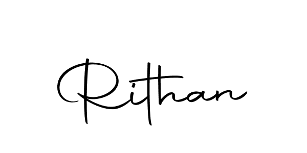 How to make Rithan name signature. Use Autography-DOLnW style for creating short signs online. This is the latest handwritten sign. Rithan signature style 10 images and pictures png