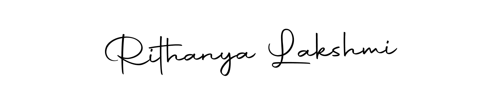 Make a beautiful signature design for name Rithanya Lakshmi. Use this online signature maker to create a handwritten signature for free. Rithanya Lakshmi signature style 10 images and pictures png