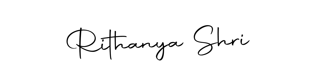 Use a signature maker to create a handwritten signature online. With this signature software, you can design (Autography-DOLnW) your own signature for name Rithanya Shri. Rithanya Shri signature style 10 images and pictures png