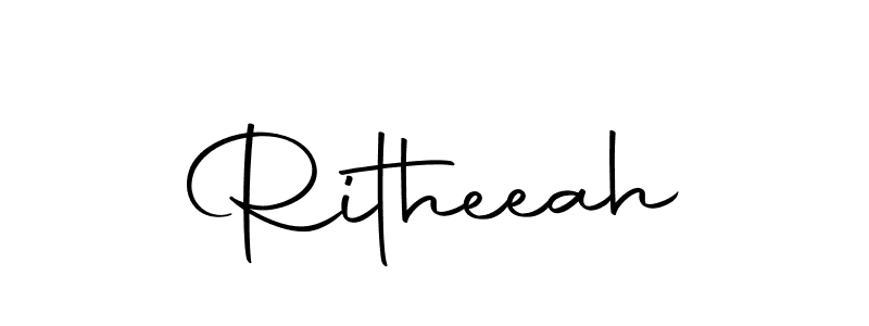 Make a beautiful signature design for name Ritheeah. Use this online signature maker to create a handwritten signature for free. Ritheeah signature style 10 images and pictures png