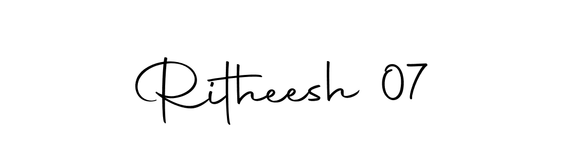 Ritheesh 07 stylish signature style. Best Handwritten Sign (Autography-DOLnW) for my name. Handwritten Signature Collection Ideas for my name Ritheesh 07. Ritheesh 07 signature style 10 images and pictures png