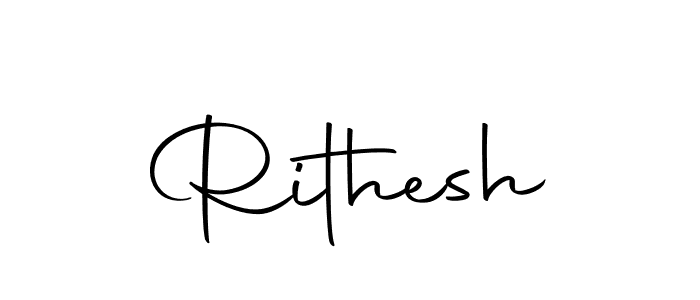 Also we have Rithesh name is the best signature style. Create professional handwritten signature collection using Autography-DOLnW autograph style. Rithesh signature style 10 images and pictures png