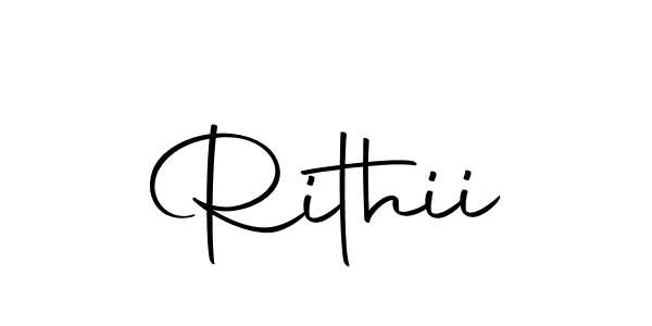 The best way (Autography-DOLnW) to make a short signature is to pick only two or three words in your name. The name Rithii include a total of six letters. For converting this name. Rithii signature style 10 images and pictures png
