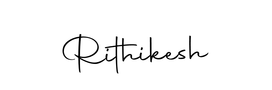 Create a beautiful signature design for name Rithikesh. With this signature (Autography-DOLnW) fonts, you can make a handwritten signature for free. Rithikesh signature style 10 images and pictures png