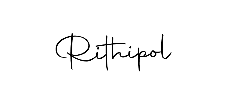 Use a signature maker to create a handwritten signature online. With this signature software, you can design (Autography-DOLnW) your own signature for name Rithipol. Rithipol signature style 10 images and pictures png