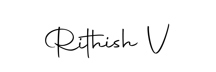 Once you've used our free online signature maker to create your best signature Autography-DOLnW style, it's time to enjoy all of the benefits that Rithish V name signing documents. Rithish V signature style 10 images and pictures png