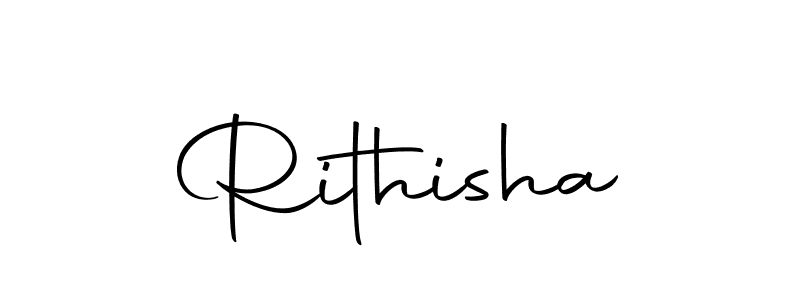 Create a beautiful signature design for name Rithisha. With this signature (Autography-DOLnW) fonts, you can make a handwritten signature for free. Rithisha signature style 10 images and pictures png